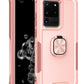 3 in 1 PC + TPU Phone Case with Ring Holder, For Samsung Galaxy S20+, For Samsung Galaxy S20 Ultra, For Samsung Galaxy S21 Ultra 5G