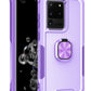 3 in 1 PC + TPU Phone Case with Ring Holder, For Samsung Galaxy S20+, For Samsung Galaxy S20 Ultra, For Samsung Galaxy S21 Ultra 5G