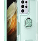 3 in 1 PC + TPU Phone Case with Ring Holder, For Samsung Galaxy S20+, For Samsung Galaxy S20 Ultra, For Samsung Galaxy S21 Ultra 5G