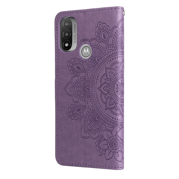 7-petal Flowers Embossing Pattern Horizontal Flip CasePhone Case, For Motorola Moto E20 / E30 / E40, For Samsung Galaxy A03 EU Version, For Samsung Galaxy A03 Global, For Samsung Galaxy A33 5G, For Samsung Galaxy A53 5G
