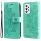 7-petal Flowers Embossing Pattern Horizontal Flip CasePhone Case, For Motorola Moto E20 / E30 / E40, For Samsung Galaxy A03 EU Version, For Samsung Galaxy A03 Global, For Samsung Galaxy A33 5G, For Samsung Galaxy A53 5G