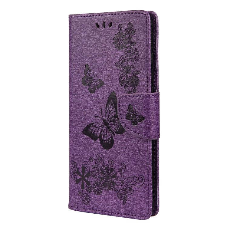 Butterfly Embossed Horizontal Flip Leather Phone Case with Card Slot & Holder, For Samsung Galaxy A33 5G, For Samsung Galaxy A53 5G, For Xiaomi Redmi Note 11 Pro, For Xiaomi Redmi Note 11 5G