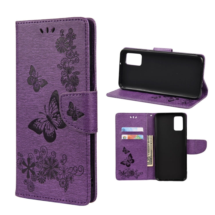 Butterfly Embossed Horizontal Flip Leather Phone Case with Card Slot & Holder, For Samsung Galaxy A33 5G, For Samsung Galaxy A53 5G, For Xiaomi Redmi Note 11 Pro, For Xiaomi Redmi Note 11 5G