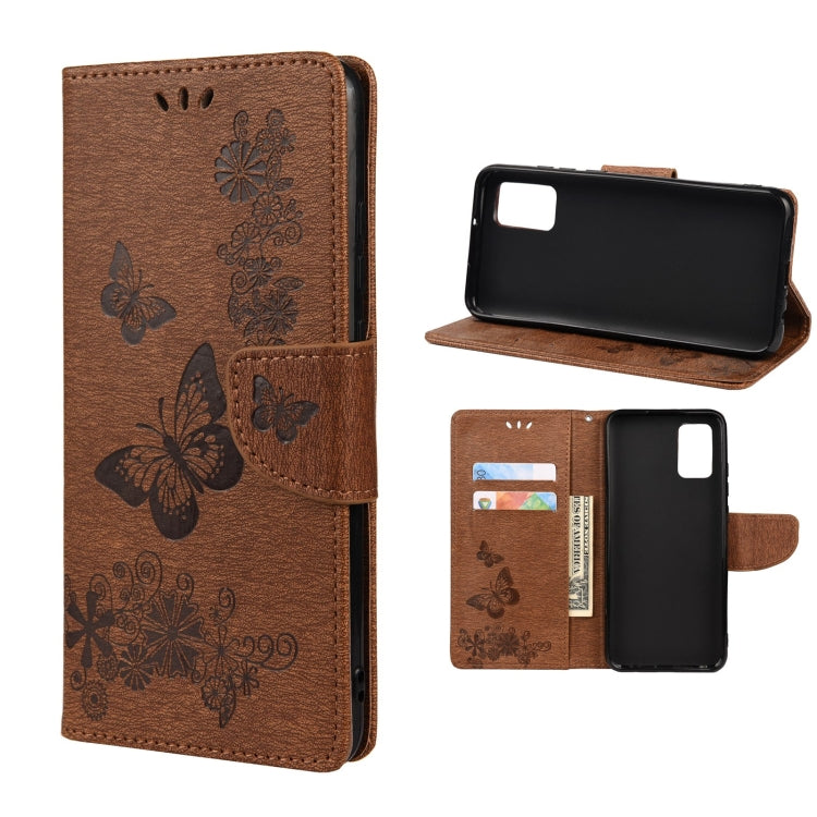 Butterfly Embossed Horizontal Flip Leather Phone Case with Card Slot & Holder, For Samsung Galaxy A33 5G, For Samsung Galaxy A53 5G, For Xiaomi Redmi Note 11 Pro, For Xiaomi Redmi Note 11 5G