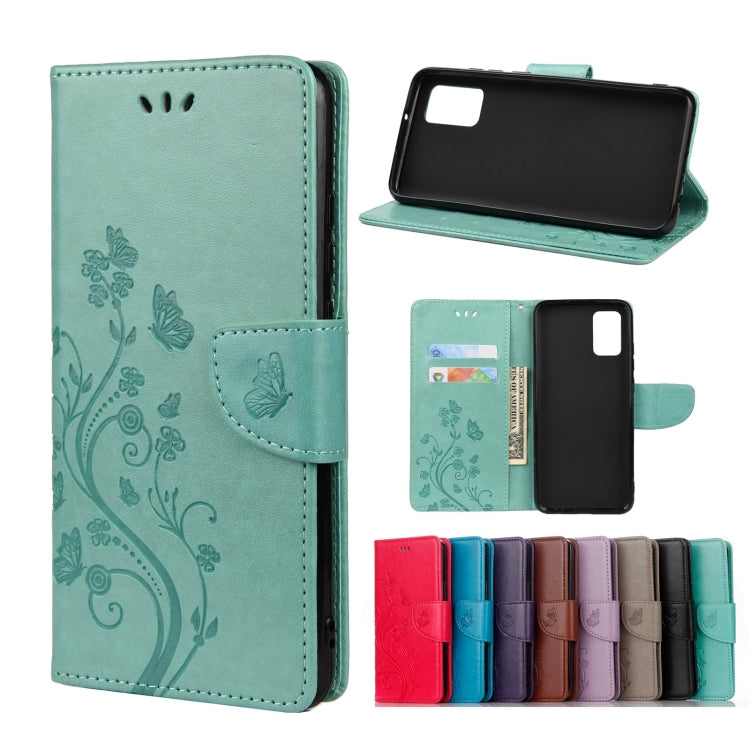 Butterfly Flower Pattern Horizontal Flip Leather Phone Case with Card Slot & Holder, For Samsung Galaxy A33 5G, For Samsung Galaxy A53 5G, For Xiaomi Redmi Note 11 Pro, For Xiaomi Redmi Note 11