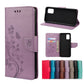 Butterfly Flower Pattern Horizontal Flip Leather Phone Case with Card Slot & Holder, For Samsung Galaxy A33 5G, For Samsung Galaxy A53 5G, For Xiaomi Redmi Note 11 Pro, For Xiaomi Redmi Note 11