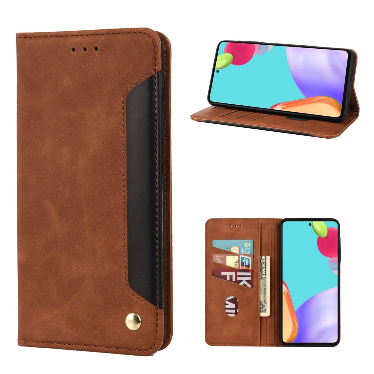 Skin Feel Splicing Leather Phone Case, For Samsung Galaxy A33 5G, For Samsung Galaxy A53 5G, For Xiaomi Redmi Note 11 Pro, For Xiaomi Redmi Note 11