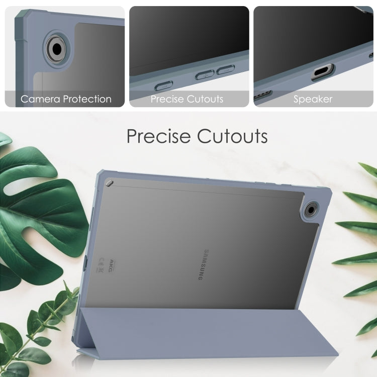 Acrylic Smart Leather Tablet Case, For Samsung Galaxy Tab A8 2021 SM-X205