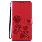 Rose Embossed Leather Phone Case