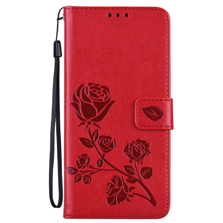 Rose Embossed Leather Phone Case