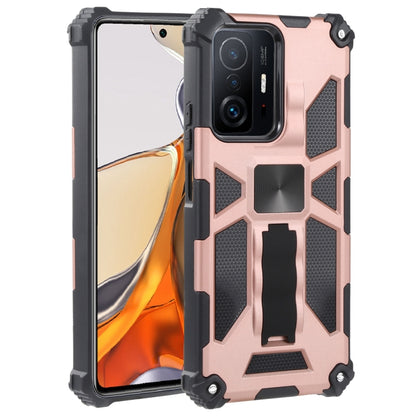 Shockproof TPU + PC Magnetic Protective Phone Case with Holder, For Xiaomi Mi 11T / 11T Pro, For Samsung Galaxy A13 5G, For Samsung Galaxy S22 5G, For Samsung Galaxy S22+ 5G