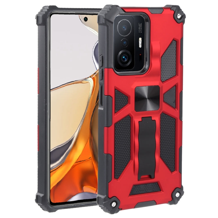 Shockproof TPU + PC Magnetic Protective Phone Case with Holder, For Xiaomi Mi 11T / 11T Pro, For Samsung Galaxy A13 5G, For Samsung Galaxy S22 5G, For Samsung Galaxy S22+ 5G