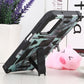 Camouflage Armor Shockproof TPU + PC Magnetic Protective Phone Case with Holder