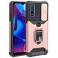 Sliding Camera Cover Design PC + TPU Shockproof Phone Case with Ring Holder & Card Slot, For Motorola Moto G Pure, For Samsung Galaxy A13 5G, For Samsung Galaxy S22 5G, For Samsung Galaxy S22+ 5G, For Samsung Galaxy S22 Ultra 5G