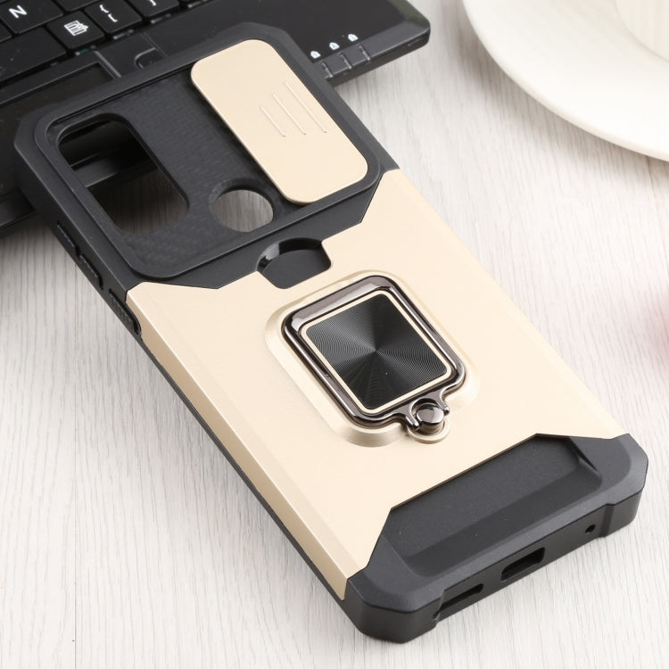 Sliding Camera Cover Design PC + TPU Shockproof Phone Case with Ring Holder & Card Slot, For Motorola Moto G Pure, For Samsung Galaxy A13 5G, For Samsung Galaxy S22 5G, For Samsung Galaxy S22+ 5G, For Samsung Galaxy S22 Ultra 5G