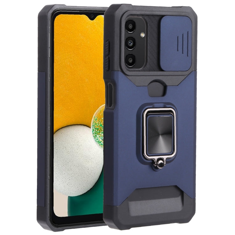 Sliding Camera Cover Design PC + TPU Shockproof Phone Case with Ring Holder & Card Slot, For Motorola Moto G Pure, For Samsung Galaxy A13 5G, For Samsung Galaxy S22 5G, For Samsung Galaxy S22+ 5G, For Samsung Galaxy S22 Ultra 5G