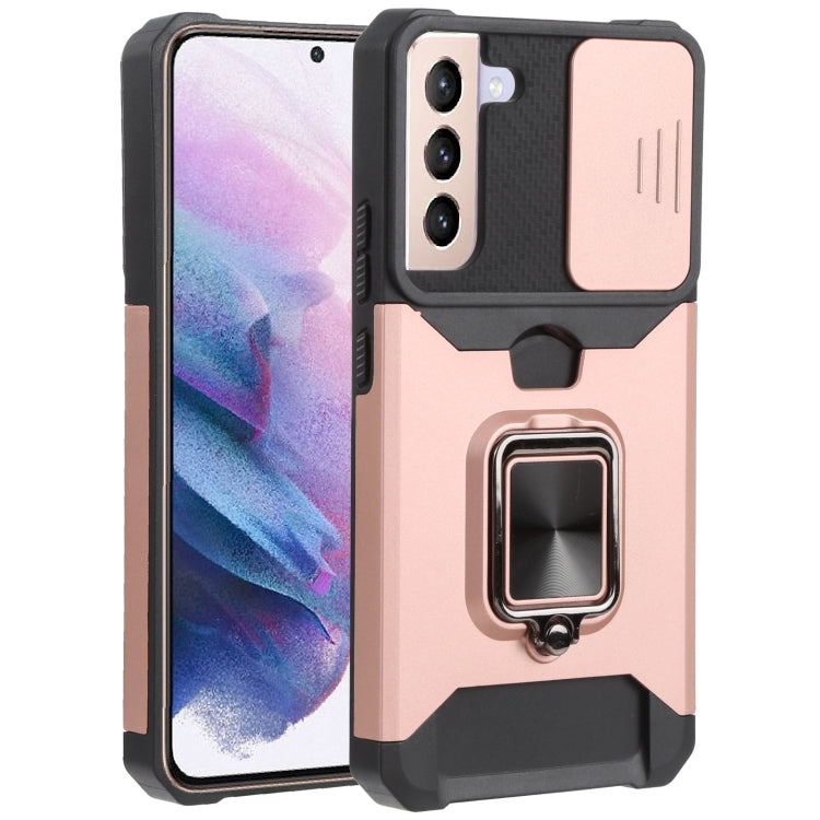 Sliding Camera Cover Design PC + TPU Shockproof Phone Case with Ring Holder & Card Slot, For Motorola Moto G Pure, For Samsung Galaxy A13 5G, For Samsung Galaxy S22 5G, For Samsung Galaxy S22+ 5G, For Samsung Galaxy S22 Ultra 5G