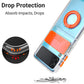 Sliding Camera Design TPU Phone Case with Ring Holder, For Samsung Galaxy Z Flip3 5G