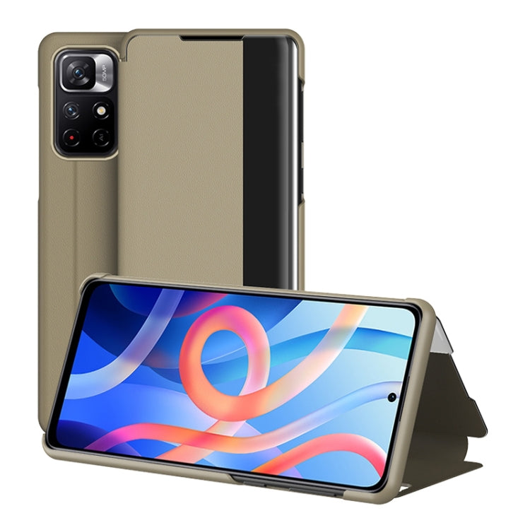 Window View Leather Phone Case, For Xiaomi Redmi Note 11, For Samsung Galaxy S22+ 5G, For Samsung Galaxy S22 5G