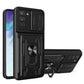 Camera Cover Phone Case with Card Slot & Holder, For Xiaomi 11T, For Xiaomi Redmi Note 10 Pro, For Xiaomi Redmi 10, For Samsung Galaxy S21 FE 5G