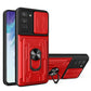 Camera Cover Phone Case with Card Slot & Holder, For Xiaomi 11T, For Xiaomi Redmi Note 10 Pro, For Xiaomi Redmi 10, For Samsung Galaxy S21 FE 5G