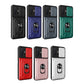 Camera Cover Phone Case with Card Slot & Holder, For Xiaomi 11T, For Xiaomi Redmi Note 10 Pro, For Xiaomi Redmi 10, For Samsung Galaxy S21 FE 5G