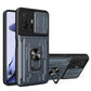 Camera Cover Phone Case with Card Slot & Holder, For Xiaomi 11T, For Xiaomi Redmi Note 10 Pro, For Xiaomi Redmi 10, For Samsung Galaxy S21 FE 5G