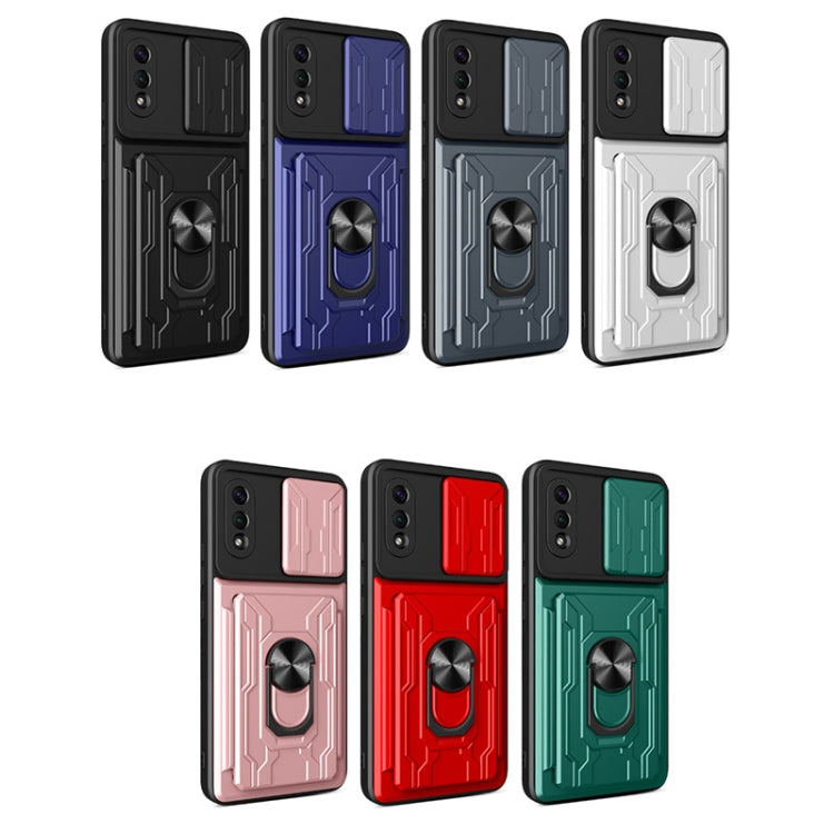 Camera Cover Phone Case with Card Slot & Holder