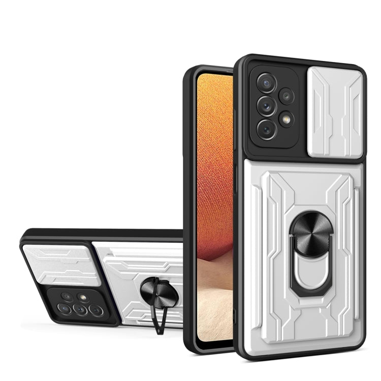 Camera Cover Phone Case with Card Slot & Holder