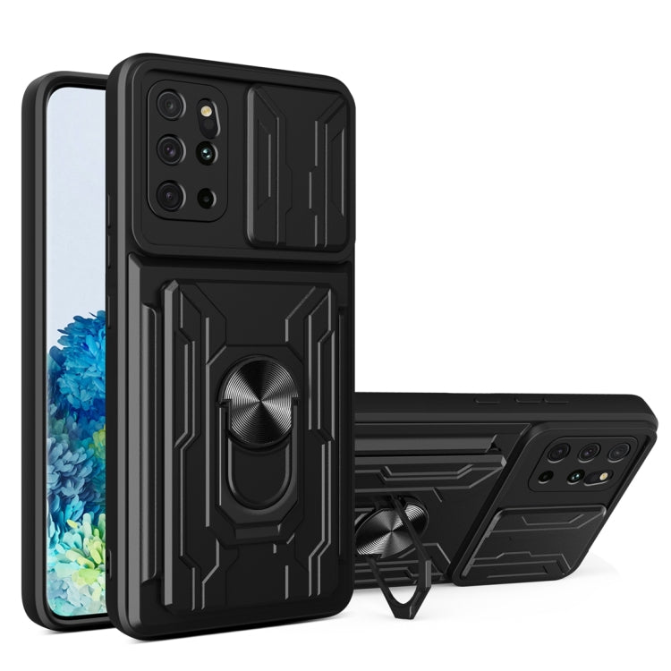 Camera Cover Phone Case with Card Slot & Holder