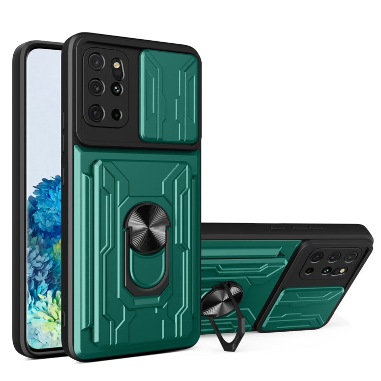Camera Cover Phone Case with Card Slot & Holder