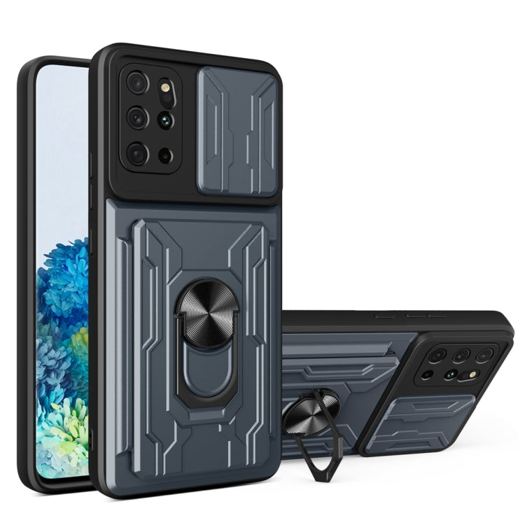Camera Cover Phone Case with Card Slot & Holder