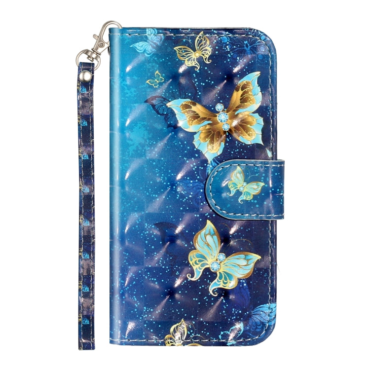 3D Pattern Horizontal Flip PU Leather Phone Case