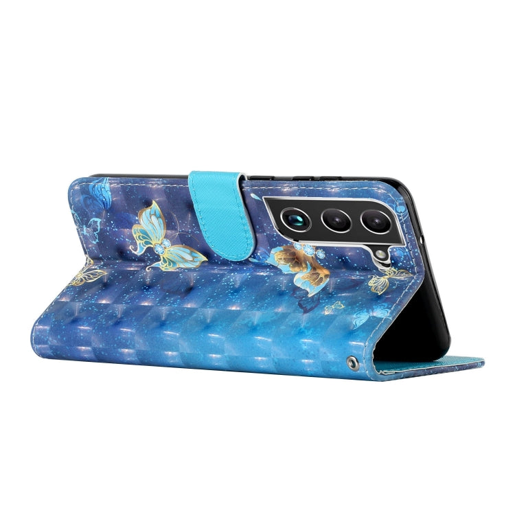 3D Pattern Horizontal Flip PU Leather Phone Case