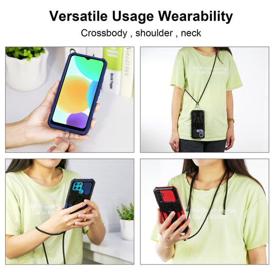 Armor Warrior Shockproof PC + TPU Lanyard Phone Case, For Samsung Galaxy A13 5G, For Infinix Hot 11, For Infinix Hot 11s, For Infinix Note 10 Pro, For Infinix Smart 6