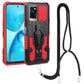 Armor Warrior Shockproof PC + TPU Lanyard Phone Case, For Samsung Galaxy A13 5G, For Infinix Hot 11, For Infinix Hot 11s, For Infinix Note 10 Pro, For Infinix Smart 6