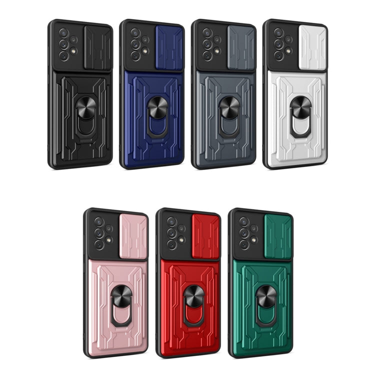 Sliding Camshield Card Phone Case, For Samsung Galaxy A33 5G, For Samsung Galaxy A53 5G, For Samsung Galaxy A22 4G, For Samsung Galaxy A22 5G, For Samsung Galaxy S21 5G, For Samsung Galaxy S21+ 5G, For Samsung Galaxy S22 5G
