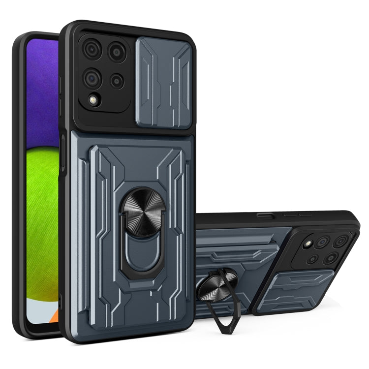Sliding Camshield Card Phone Case, For Samsung Galaxy A33 5G, For Samsung Galaxy A53 5G, For Samsung Galaxy A22 4G, For Samsung Galaxy A22 5G, For Samsung Galaxy S21 5G, For Samsung Galaxy S21+ 5G, For Samsung Galaxy S22 5G