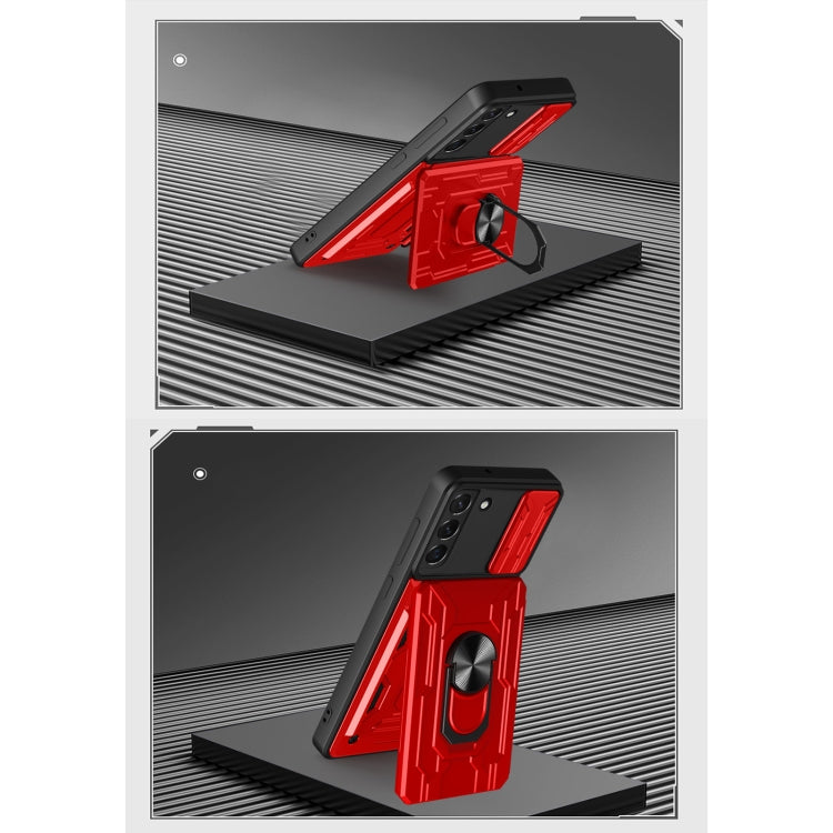 Sliding Camshield Card Phone Case, For Samsung Galaxy S22+ 5G