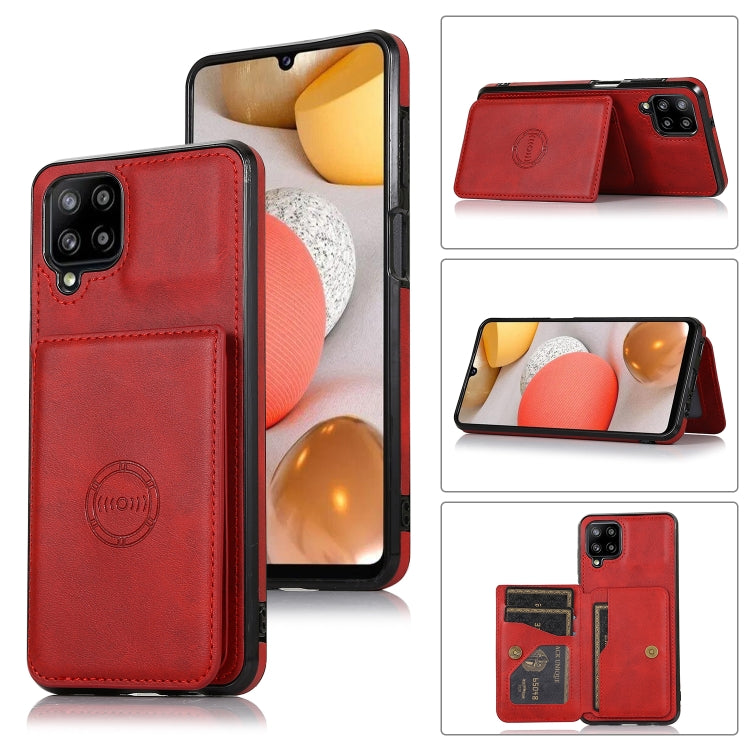Calf Texture Magnetic Card Bag PU Phone Case, For Samsung Galaxy A12 5G, For Samsung Galaxy A22 5G, For Samsung Galaxy A32 4G, For Samsung Galaxy A32 5G, For Samsung Galaxy A52 5G, For Samsung Galaxy A72 5G, For Samsung Galaxy Note10�������������������...