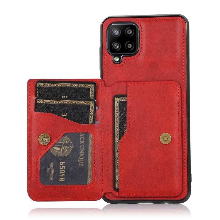 Calf Texture Magnetic Card Bag PU Phone Case, For Samsung Galaxy A12 5G, For Samsung Galaxy A22 5G, For Samsung Galaxy A32 4G, For Samsung Galaxy A32 5G, For Samsung Galaxy A52 5G, For Samsung Galaxy A72 5G, For Samsung Galaxy Note10�������������������...