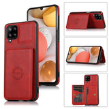 Calf Texture Magnetic Card Bag PU Phone Case, For Samsung Galaxy A12 5G, For Samsung Galaxy A22 5G, For Samsung Galaxy A32 4G, For Samsung Galaxy A32 5G, For Samsung Galaxy A52 5G, For Samsung Galaxy A72 5G, For Samsung Galaxy Note10�������������������...