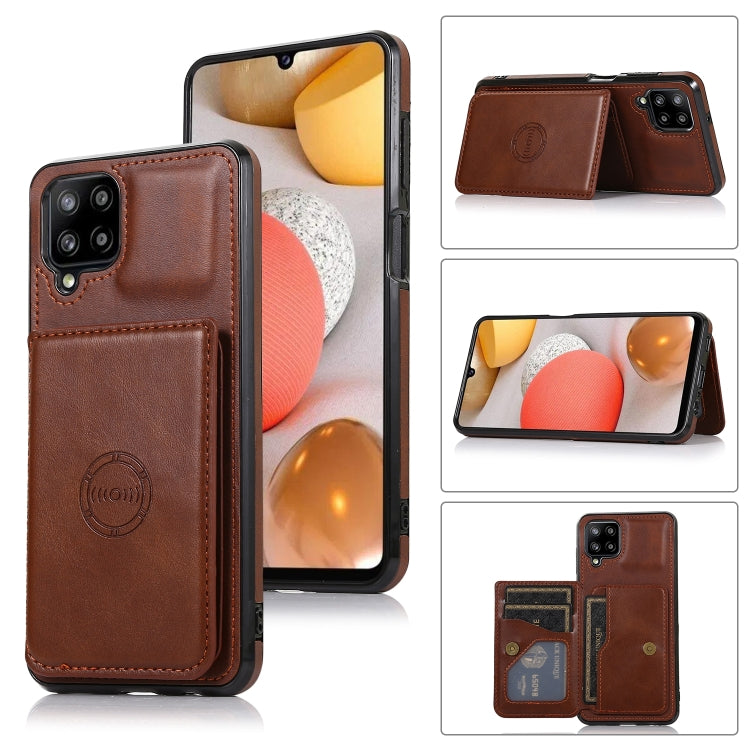Calf Texture Magnetic Card Bag PU Phone Case, For Samsung Galaxy A12 5G, For Samsung Galaxy A22 5G, For Samsung Galaxy A32 4G, For Samsung Galaxy A32 5G, For Samsung Galaxy A52 5G, For Samsung Galaxy A72 5G, For Samsung Galaxy Note10�������������������...