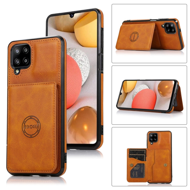 Calf Texture Magnetic Card Bag PU Phone Case, For Samsung Galaxy A12 5G, For Samsung Galaxy A22 5G, For Samsung Galaxy A32 4G, For Samsung Galaxy A32 5G, For Samsung Galaxy A52 5G, For Samsung Galaxy A72 5G, For Samsung Galaxy Note10�������������������...