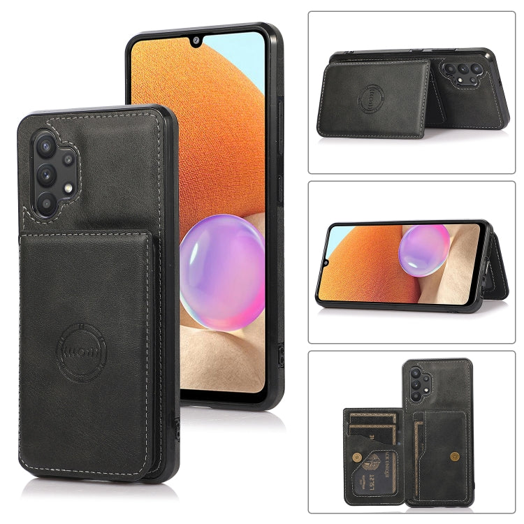 Calf Texture Magnetic Card Bag PU Phone Case, For Samsung Galaxy A12 5G, For Samsung Galaxy A22 5G, For Samsung Galaxy A32 4G, For Samsung Galaxy A32 5G, For Samsung Galaxy A52 5G, For Samsung Galaxy A72 5G, For Samsung Galaxy Note10�������������������...