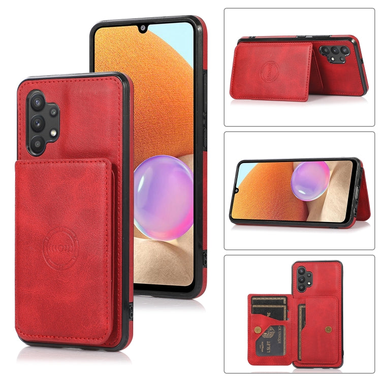 Calf Texture Magnetic Card Bag PU Phone Case, For Samsung Galaxy A12 5G, For Samsung Galaxy A22 5G, For Samsung Galaxy A32 4G, For Samsung Galaxy A32 5G, For Samsung Galaxy A52 5G, For Samsung Galaxy A72 5G, For Samsung Galaxy Note10�������������������...