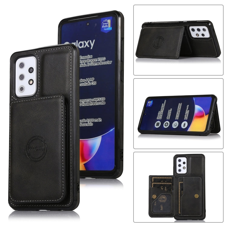 Calf Texture Magnetic Card Bag PU Phone Case, For Samsung Galaxy A12 5G, For Samsung Galaxy A22 5G, For Samsung Galaxy A32 4G, For Samsung Galaxy A32 5G, For Samsung Galaxy A52 5G, For Samsung Galaxy A72 5G, For Samsung Galaxy Note10�������������������...
