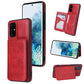 Calf Texture Magnetic Card Bag PU Phone Case, For Samsung Galaxy Note20, For Samsung Galaxy S10, For Samsung Galaxy S20, For Samsung Galaxy S20+, For Samsung Galaxy S20 Ultra, For Samsung Galaxy S21 5G, For Samsung Galaxy S21+ 5G�����������������������...