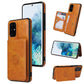 Calf Texture Magnetic Card Bag PU Phone Case, For Samsung Galaxy Note20, For Samsung Galaxy S10, For Samsung Galaxy S20, For Samsung Galaxy S20+, For Samsung Galaxy S20 Ultra, For Samsung Galaxy S21 5G, For Samsung Galaxy S21+ 5G�����������������������...