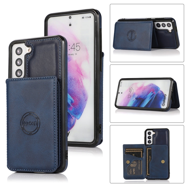 Calf Texture Magnetic Card Bag PU Phone Case, For Samsung Galaxy Note20, For Samsung Galaxy S10, For Samsung Galaxy S20, For Samsung Galaxy S20+, For Samsung Galaxy S20 Ultra, For Samsung Galaxy S21 5G, For Samsung Galaxy S21+ 5G�����������������������...